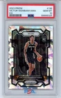 2023-24 Panini Prizm #136 Victor Wembanyama RC Rookie Ice PSA 10 GEM (JD)