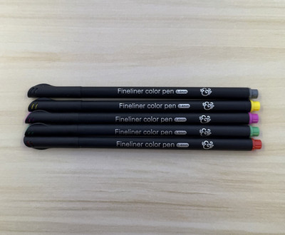 Archer & Olive Pack of Fineliners Multicolor Solid Finish Fineliner Pen NEW