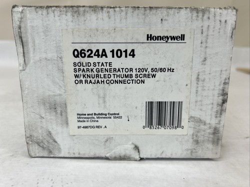 NIB Honeywell Solid State Spark Generator 120V Q624A 1014 Q624A1014 NOS