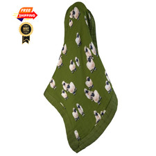 Milkbarn Mini Lovey Security Blanket for Babies, 18"x18", 18x18, Valais Sheep