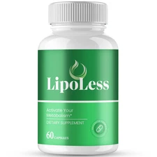 Lipo Less Capsules, Official LipoLess Supplement Pills (1 Pack)