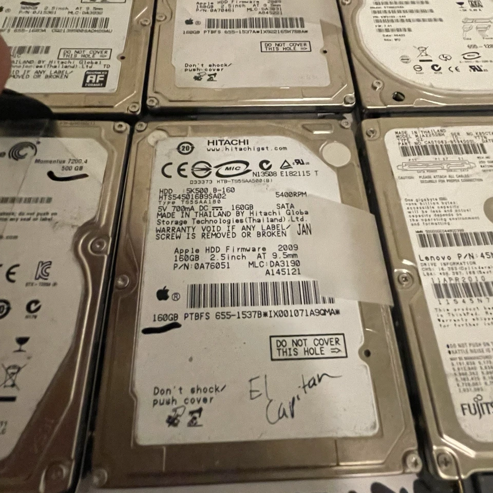 9 hard drives Seagate GB Apple software Internal Hard Drive tested free return - Image 3 of 4