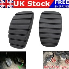 2pcs For Vauxhall Movano Clutch Anti-slip Brake Foot Pedal Pad Covers 2010 -2020
