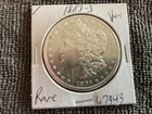 1883-S Morgan Silver Dollar. Very Rare. Key Date Super Blast White. MS+++