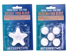 INTERPET FREEZE DRIED FISH FOOD WEEKEND HOLIDAY TROPICAL COLDWATER FISH FOOD