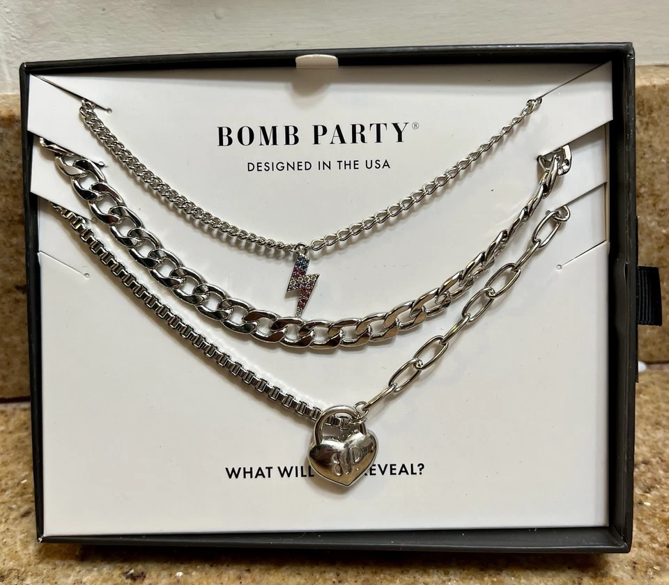 Bomb Party BLACK BOX Luxe Layers RBP5807 She’s Lightening In A Bottle RARE FIND! - Image 3 of 4