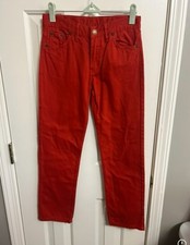 Oscar de la Renta Boys Orange Pants Size 10Y Adjustable Waist NWT 