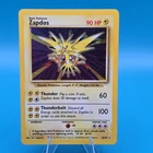 Pokemon Base Set Zapdos Holo Rare #16/102 WOTC Vintage Pokemon Card