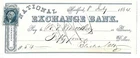 CIVIL WAR 1864 Colt Arms Co. Financier Elisha Colt Connecticut Signed Check