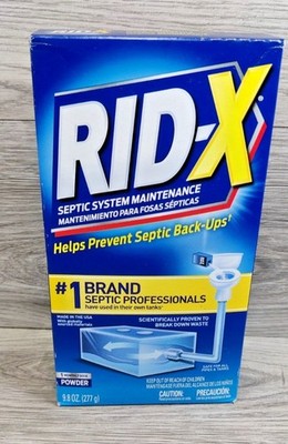 Reckitt R50 80306 Rid-X Septic System Treatment - 9.8 Oz-Brand New