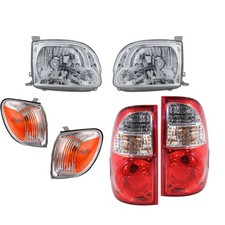 Headlight Kit For 2005-2006 Toyota Tundra Lh Rh Fleetside Regularaccess Cab