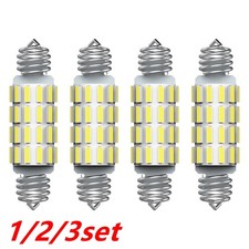 1/2set Xenon White 24-SMD 39mm 578 211-1 LED Bulb Car Interior Map Dome Light