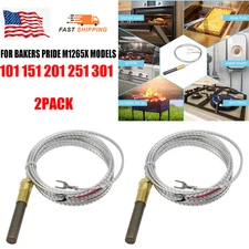 2X THERMOPILE 72" ARMORED FOR BAKERS PRIDE M1265X MODELS 101 151 201 251 301 US 