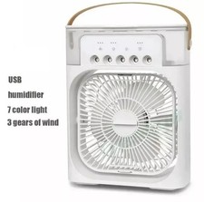 Portable Mini Air Cooler Mist Fan Humidifier – 3-in-1 Cooling Power for Any Room