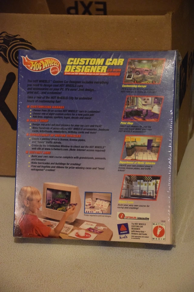 1997 MATTEL HOTWHEELS ИНДИВИДУАЛЬНЫЙ ДИЗАЙН АВТОМОБИЛЯ НАБОР ЗАПЕЧАТАННЫЙ - Изображение 2 из 2