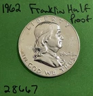 1962 Franklin Half Dollar 50c Proof 90% Silver US Coin