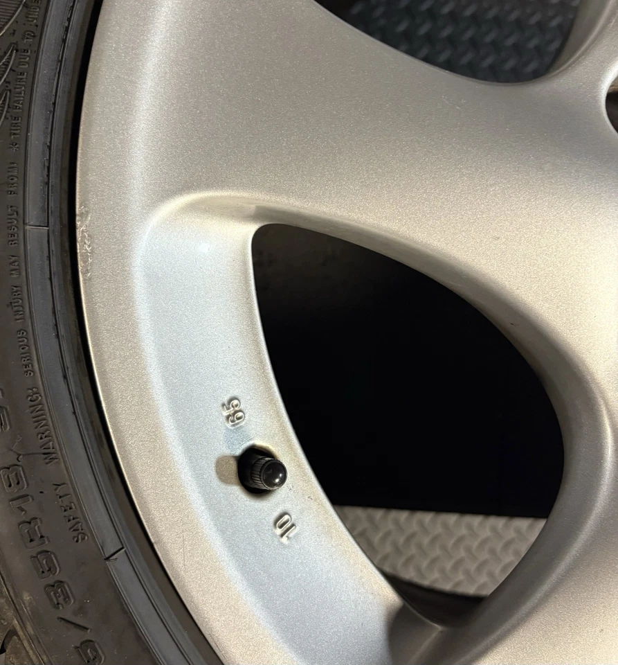 Porsche 996 911 993 964 Turbolook II 2 Felgen Rim Set 8+10x 18 ET65 SELTEN Rare - Bild 3 von 4