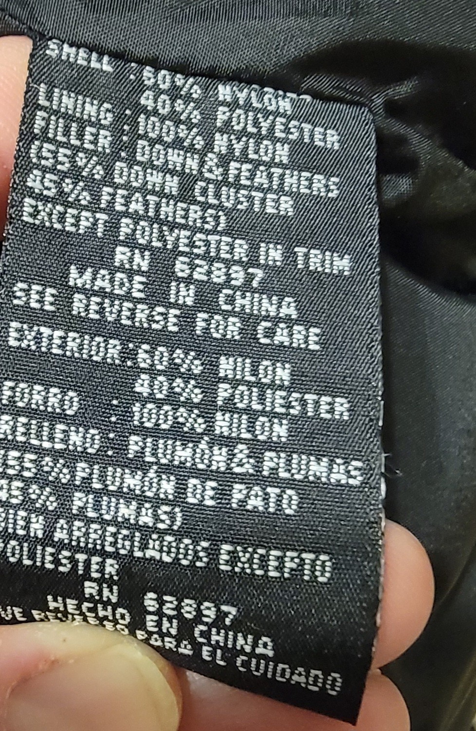 First Down Down Filled puffer jacket Size Medium … - image 12