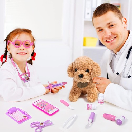 MELAND Doctors Set for Kids - Children Pet Vet Care Play with Doctor... - Picture 7 of 9