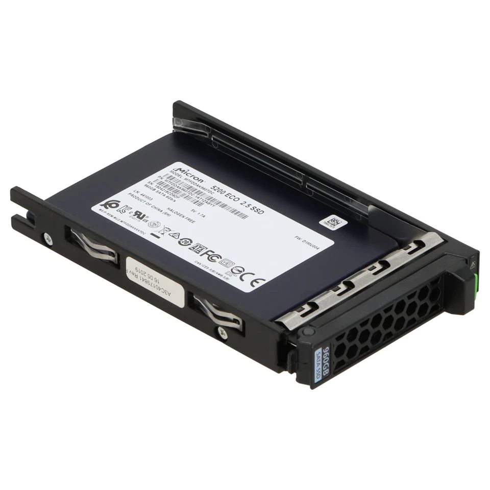 Fujitsu SATA-SSD 5200 ECO 960GB SATA 6G RI SFF - S26361-F5701-L960 MTFDDAK960TDC