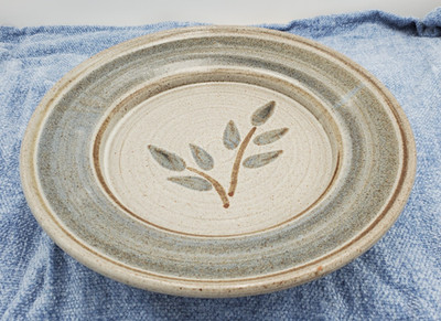 Vintage Signed Studio Pottery Stoneware Serving Platter By Roy Ewing 13''