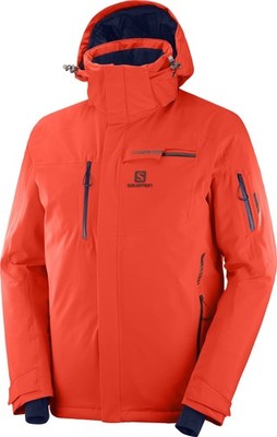 Salomon Brilliant Herren Ski Snowboard Jacke Thermo Winter Schnee Mantel L UVP300 