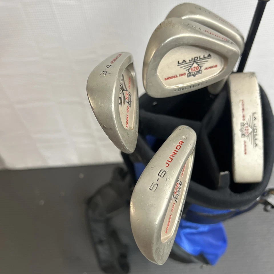 Juego de palos de golf junior La Jolla juego de hierro de gran tamaño con 5/7 madera/putter/bolsa Foto 2 de 4