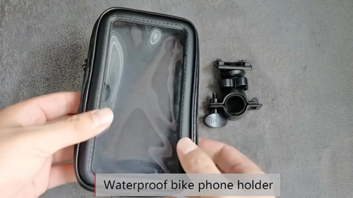 Waterproof Bicycle Bike Motorcycle Handlebar Mount Holder Case For Mobile Phone - Video 1 of 1