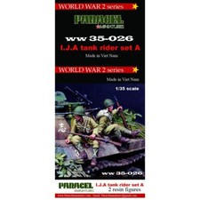 PARACEL MINIATURES WWII SERIES SET WW35-026 IJA TANK RIDERS SET A