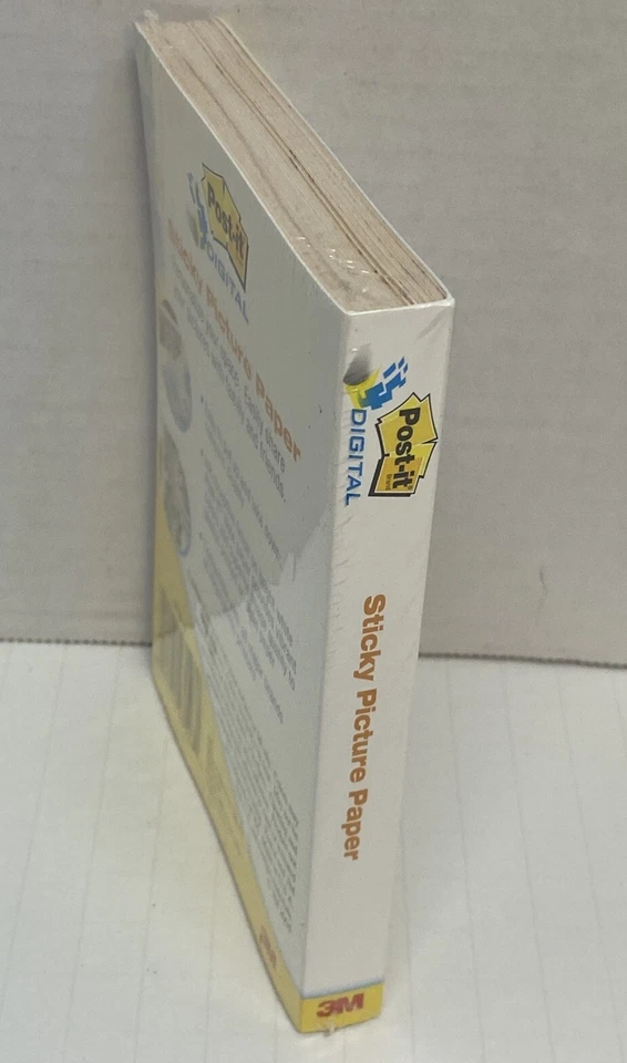 2-Packages 3M Post-It Digital Sticky Picture Paper For Inkjet/Photo Printers 4x6 - Image 3 of 4