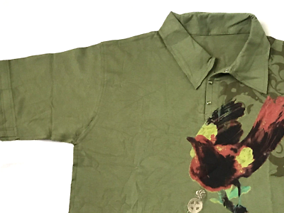 New Lot of 2 EDOC Laundry Polo Style Shirt with Artistic Graphic