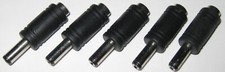 5 X 5.5/2.5 mm Jack to 5.5/2.1 mm Plug Adapter - Input: 2.5 mm - Output: 2.1 mm