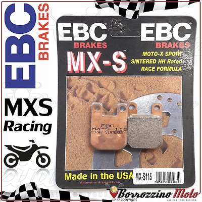 BREMSBELÄGE VORNE RACING EBC MX-S 115 GAS CONTAC T25 260 1993-1996