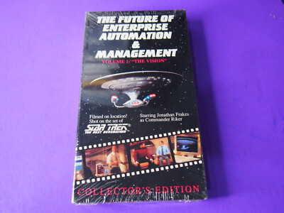 Promo VHS TAPE - THE FUTURE OF ENTERPRISE AUTOMATION ''The Vision'' 1993 Star Trek
