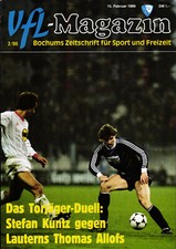 BL 85/86 VfL Bochum - 1. FC Kaiserslautern, 15.02.1986, Stefan Kuntz + T. Allofs