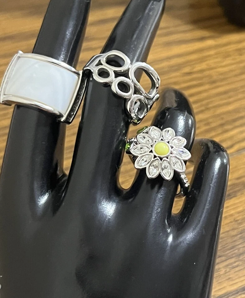 Lia Sofia Lot Of 3   Rings - Image 3 of 4