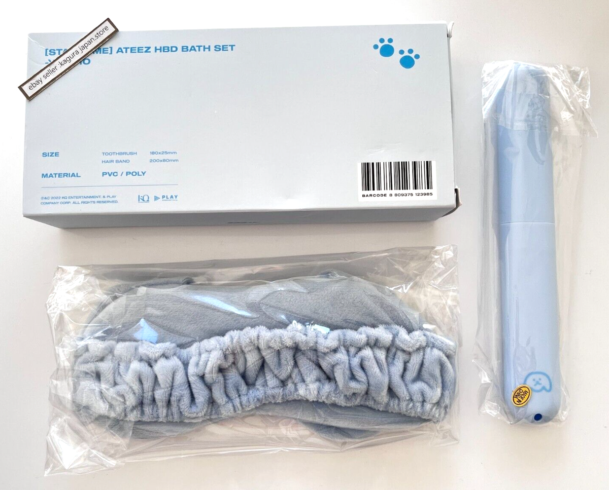 ATEEZ YUNHO BIRTHDAY 2022 Bath Set Toothbrush + Hair band New No