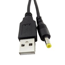 USB 2.0 A Male Plug to 4.0x 1.7mm Male Power Charge Connector Cable for Sony PSP