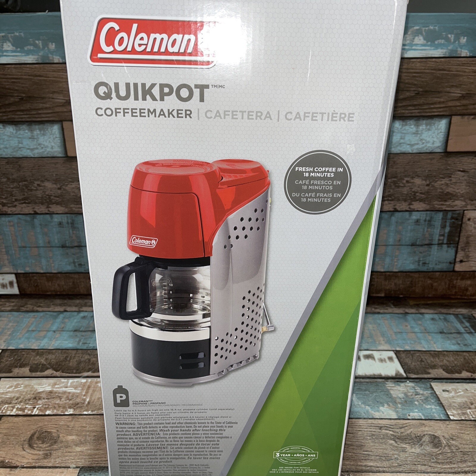 Coleman QuikPot Portable Coffee Maker 