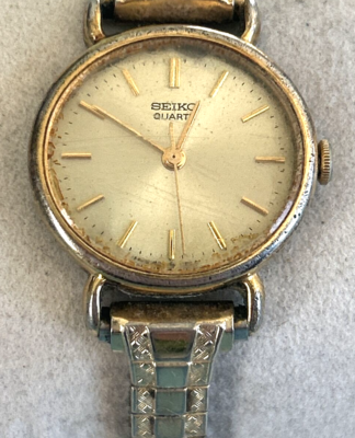 Vintage Seiko Gold Tone Women display picture 3