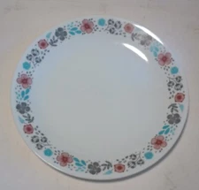 Corelle Spring Mint Teal Blossom  10.25" Dinner Plate