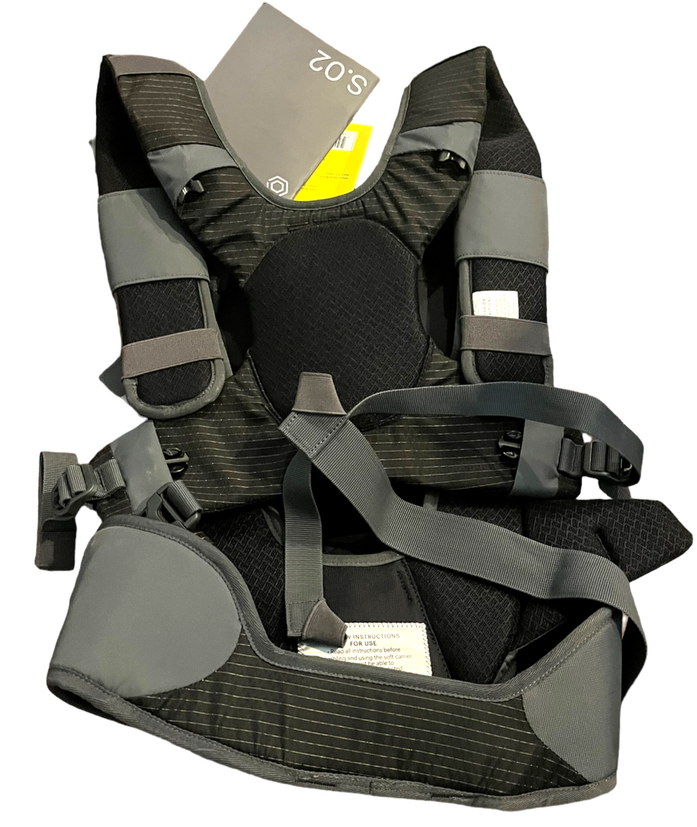 Mission Critical S.02 Adventure Baby Carrier Black/Grey Nylon