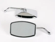 Kawasaki Vulcan Classic Custom 500 650 800 900 Chrome BIG MIRRORS (left & right)