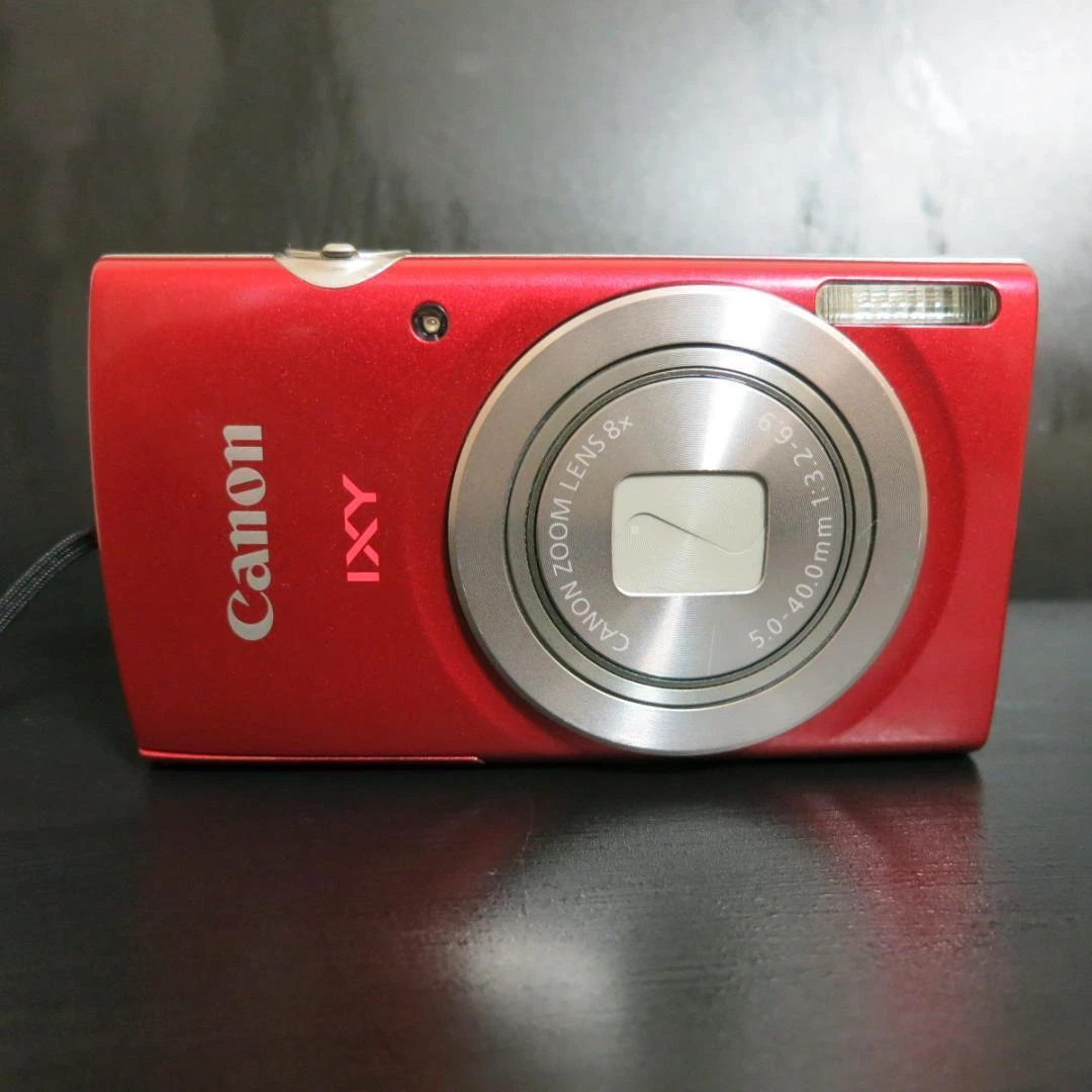 Canon IXY200 Compact Digital Camera Optical 8X Zoom Red Tested Working