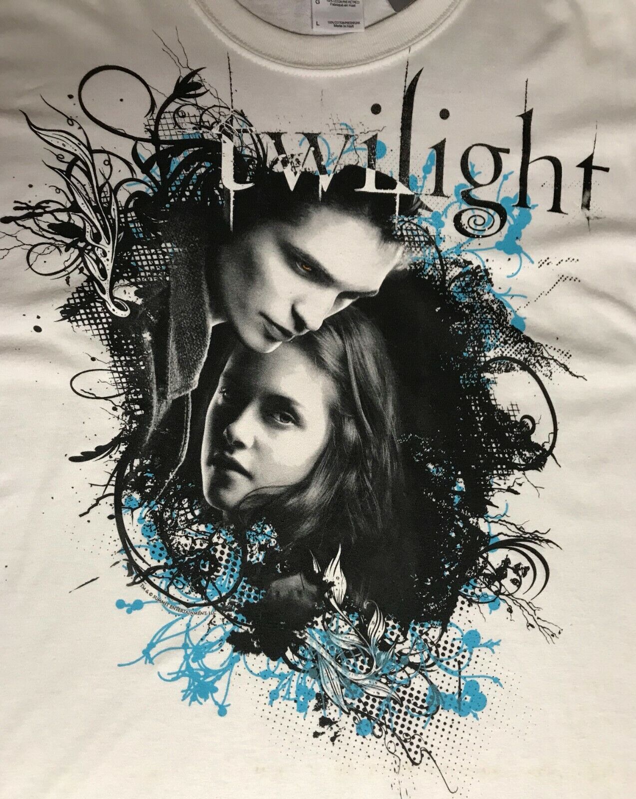 Twilight Movie 2008 Vintage Large T-Shirt Edward & Bella RARE NEW