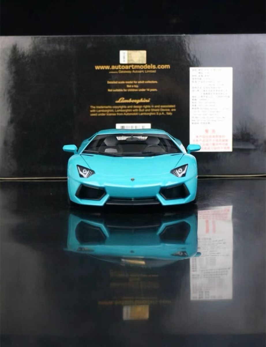 RARE* 1/18 AUTOart Lamborghini Aventador LP700-4 Turquoise RARE* 1/18 AUTOart Lamborghini Aventador LP700-4 Turquoise