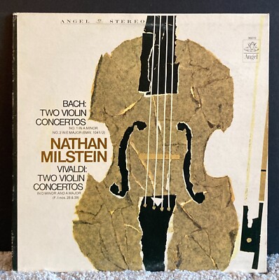 Bach, Vivaldi, Nathan Milstein  Bach: Two Violin Concertos  Angel  36010  EX
