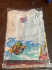 Vintage 1994 Flintstones McDonald's Single Stitch T-Shirt Youth L WITH STAINS