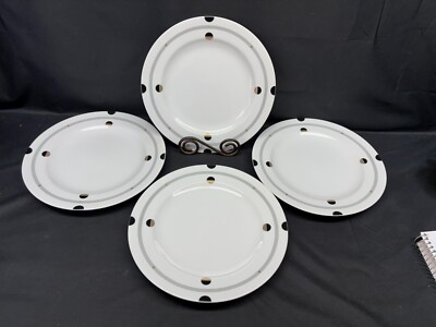 Set of 4 ~  Studio Nova ''FOOTLIGHTS'' ~ Y-0287 ~ Dinner Plates ~ 10 5/8''