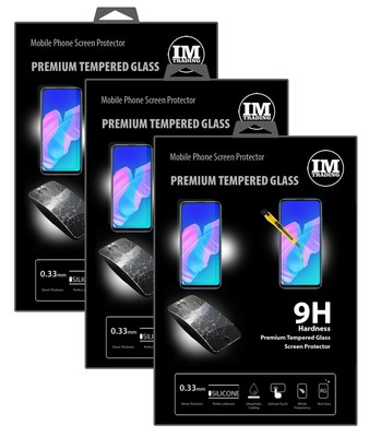 3X HUAWEI P40 LITE E Screen Protector Tempered Glass Film